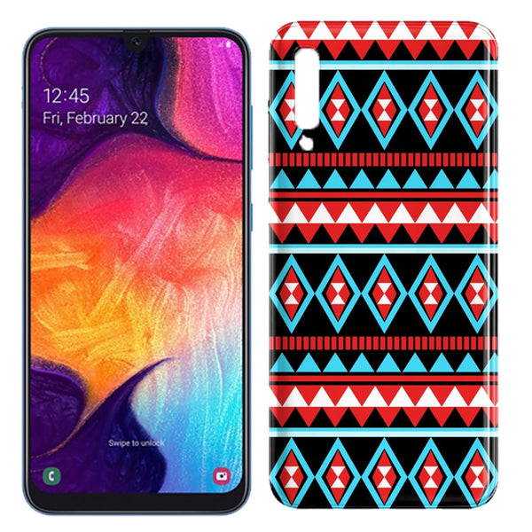 Achat Coque Samsung A50 Azteque Rouge