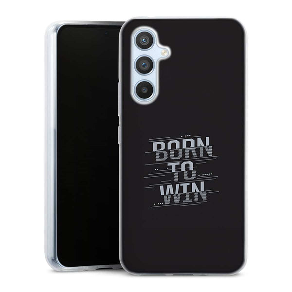 Coque pour Samsung A54 5G Born To Win, motif aesthetic minimaliste