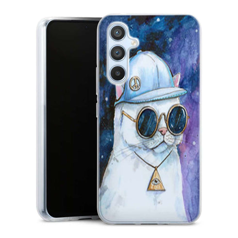Coque Samsung Galaxy A54 5G Chat Hipster