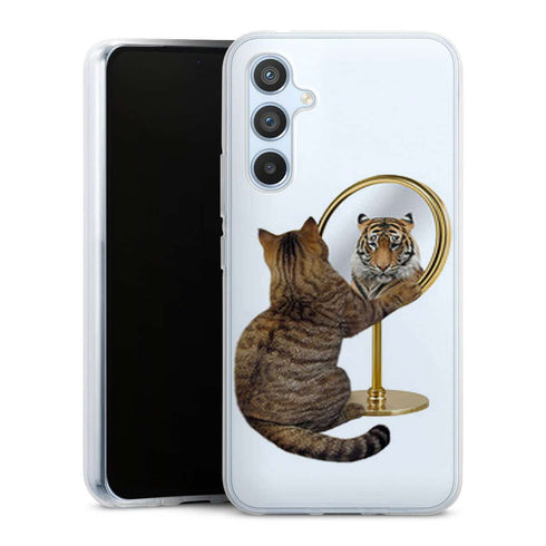 Coque Samsung Galaxy A54 5G Chat Tigre