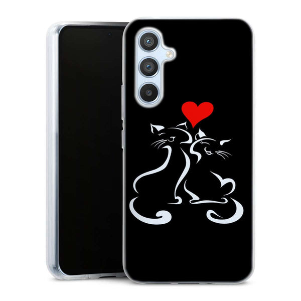 Coque Samsung Galaxy A54 5G Cats Love