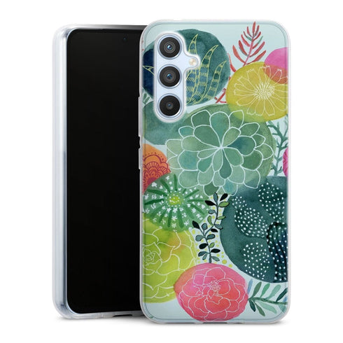 Coque Samsung Galaxy A54 5G Cercles Succulents