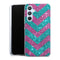 Coque pour Samsung A54 5G Chevrons Strass Violet Rose