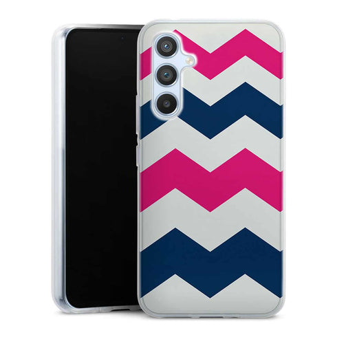 Coque pour Samsung A54 5G Zig Zag Rose