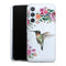 Coque Samsung Galaxy A54 5G Colibri et fleurs aquarelle