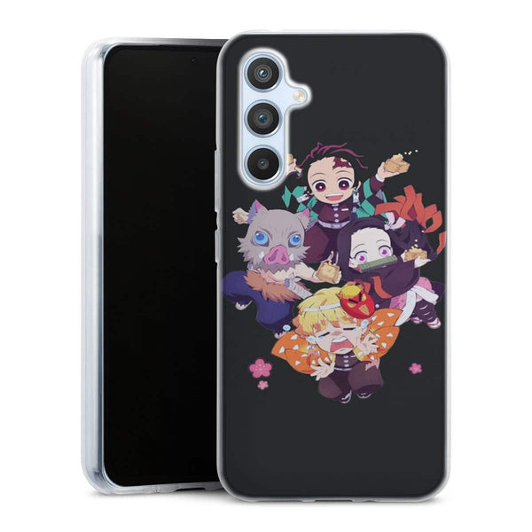 Coque Samsung Galaxy A54 5G Manga Demon Slayer Chibi