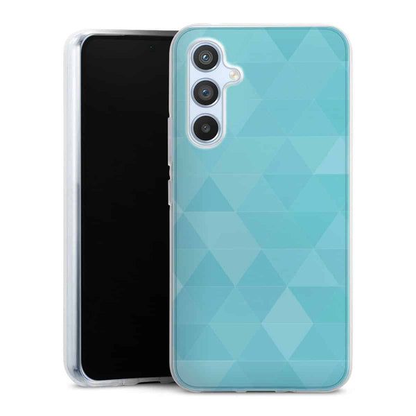 Coque pour Samsung A54 5G Agate Diams Bleu