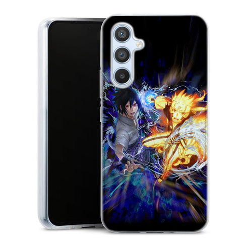 Coque Samsung Galaxy A54 5G Fight Naruto Sasuke