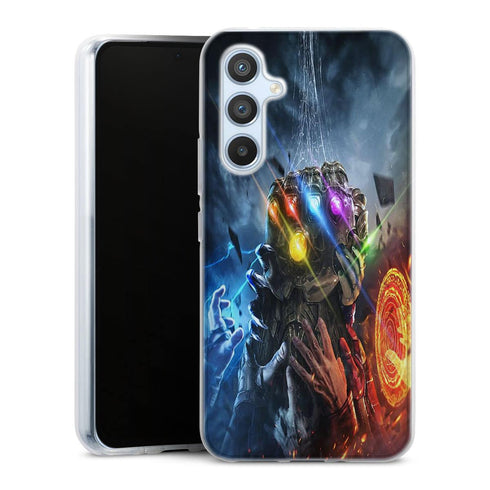 Coque Samsung Galaxy A54 5G Gant Infini, housse antichocs style Marvel