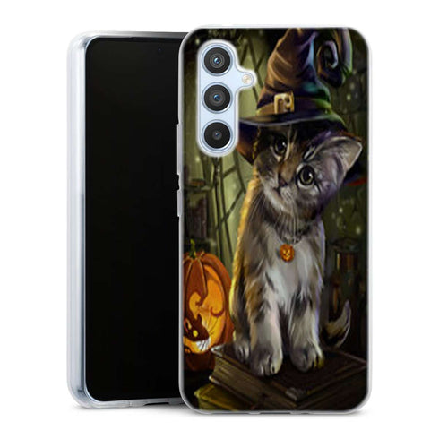 Coque Samsung Galaxy A54 5G Halloween Cat