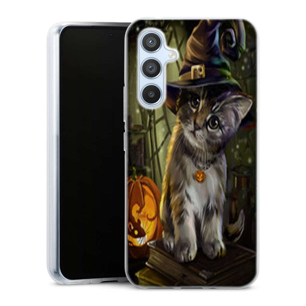 Coque Samsung Galaxy A54 5G Halloween Cat