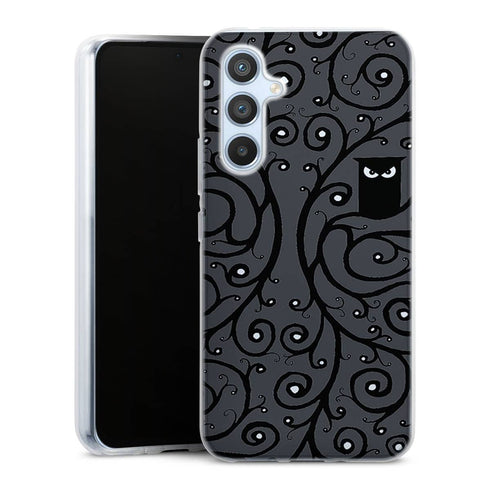 Coque Samsung Galaxy A54 5G Hibou Noir et Blanc