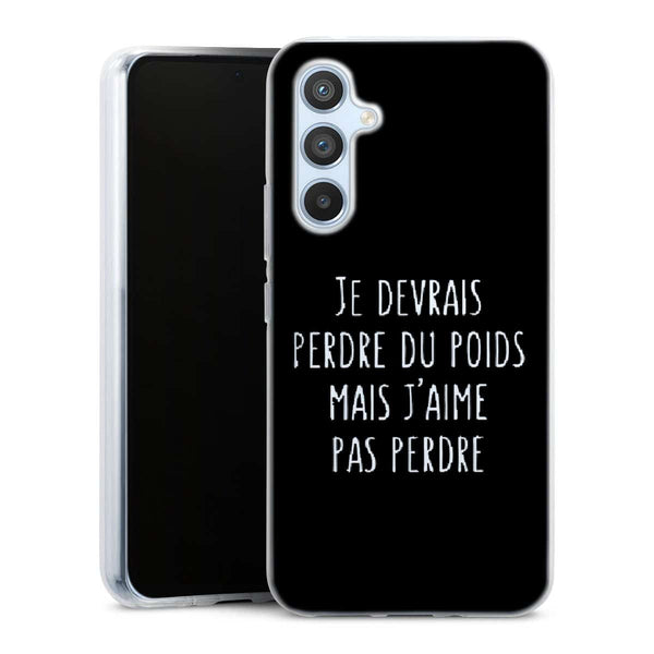 Coque Samsung A54 5G Je devrai perdre du poids mais je n'aime pas perdre