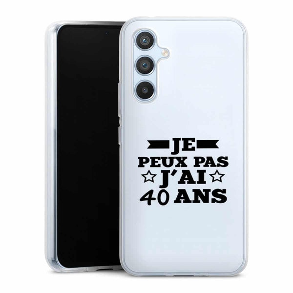Coque Samsung A54 5G Je peux pas j'ai 40 ans