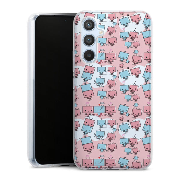 Coque Samsung Galaxy A54 5G originale Kawaïi Robots