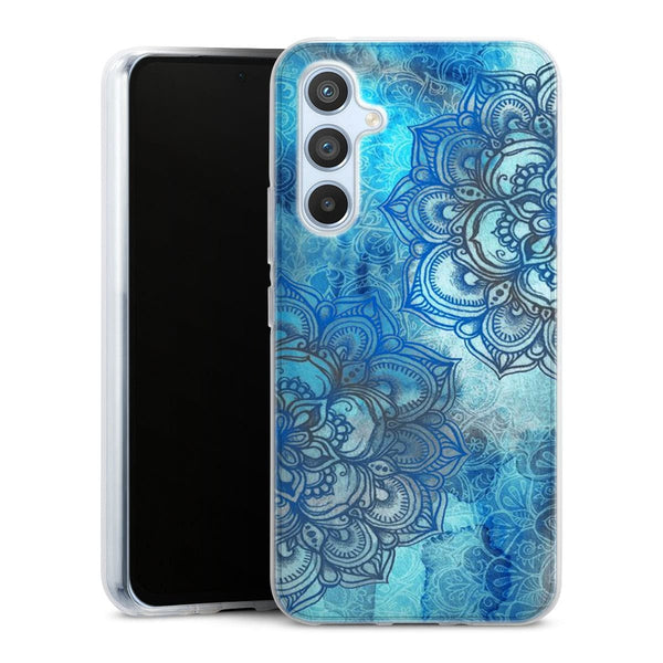 Coque pour Samsung A54 5G Blue Lost Mandala