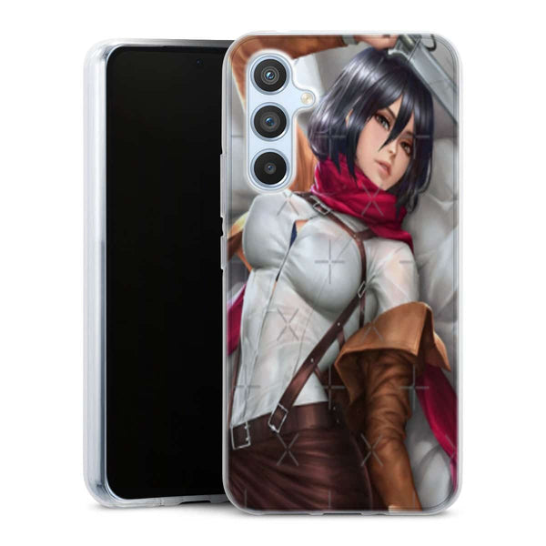 Coque Samsung Galaxy A54 5G Mikasa Attack on Titan filles sexy beau cul