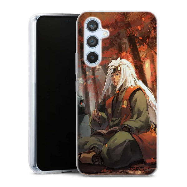 Coque Samsung Galaxy A54 5G Naruto Jiraiya Memoires, protection antichocs souple, collection Manga