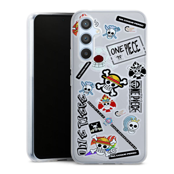 Coque Samsung Galaxy A54 5G One Piece Logo Patchwork