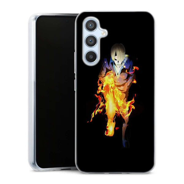 Coque Samsung Galaxy A54 5G One Piece Sanji Jambe En Feu
