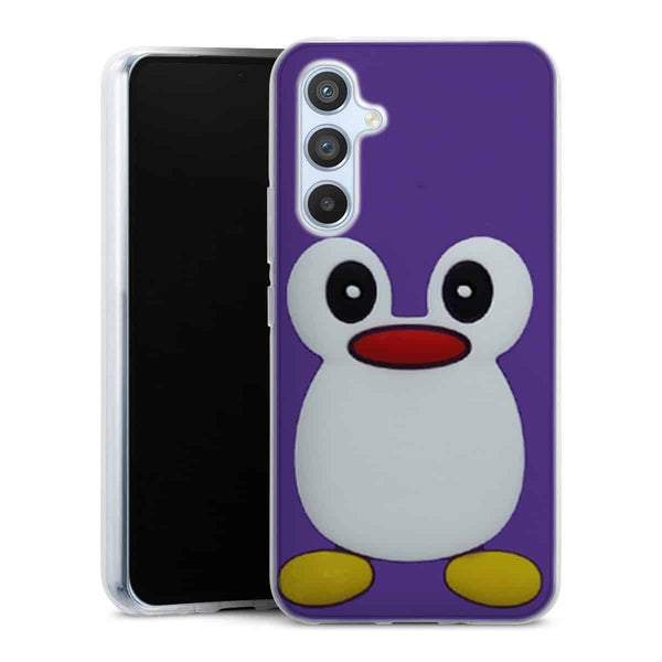 Coque Samsung Galaxy A54 5G Pingouin Violet