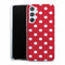 Coque pour Samsung A54 5G Rouge à Pois