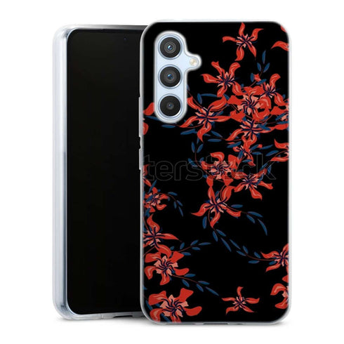 Coque Samsung Galaxy A54 5G Rouge en Noir