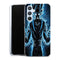 Coque Samsung Galaxy A54 5G Goku Electrique, housse silicone Manga Dragon Ball Bleu Combat