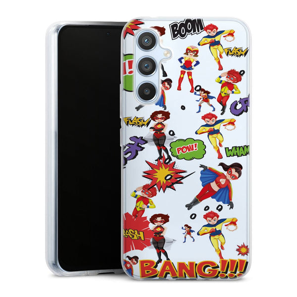 Coque Samsung Galaxy A54 5G Super Hero Blanc