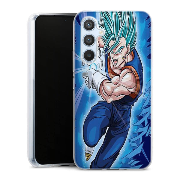 Coque Samsung Galaxy A54 5G Super Vegeta Bleu