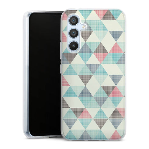Coque pour Samsung A54 5G Triangles Vintage