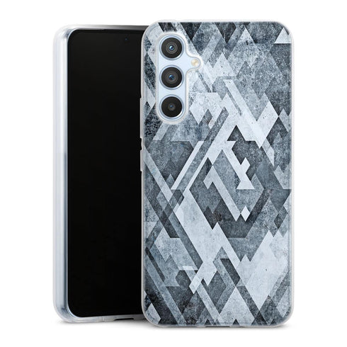 Coque pour Samsung A54 5G aesthetic Zig Zag Black