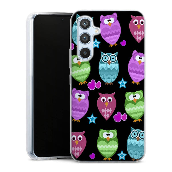 Coque pour Samsung A54 5G Funky owls