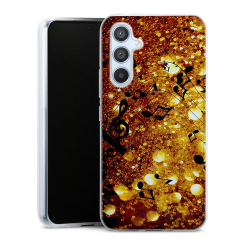 Coque pour Samsung A54 5G Golden Music