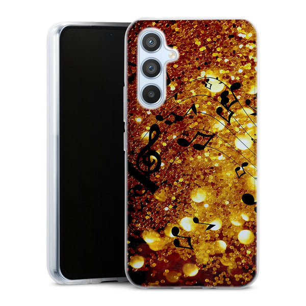 Coque pour Samsung A54 5G Golden Music