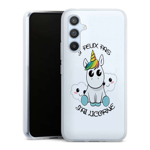 Coque Samsung A54 5G Je Peux pas j'ai Licorne