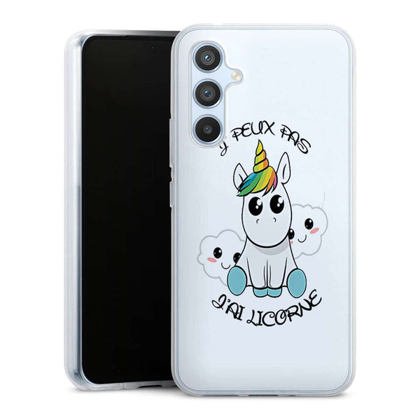 Coque Samsung A54 5G Je Peux pas j'ai Licorne