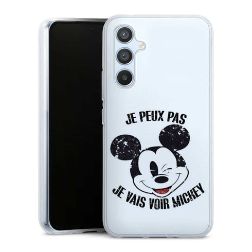Coque Samsung Galaxy A54 5G Je peux pas je vais voir Mickey