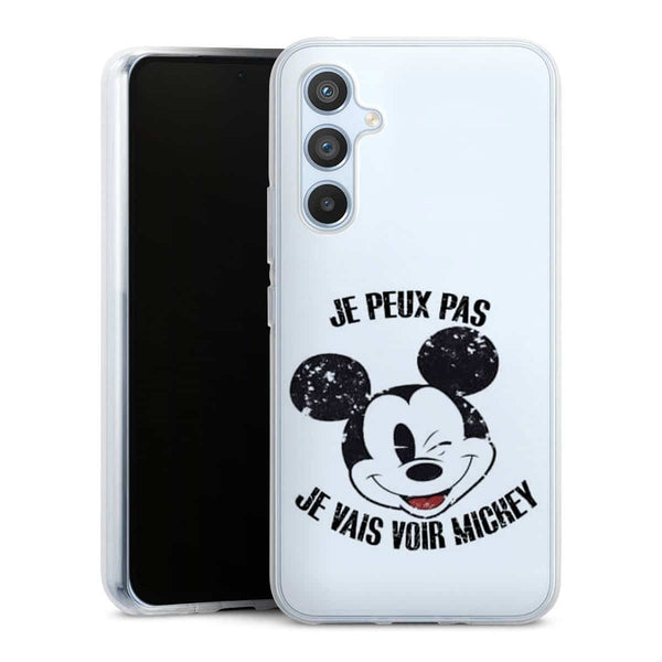 Coque Samsung Galaxy A54 5G Je peux pas je vais voir Mickey