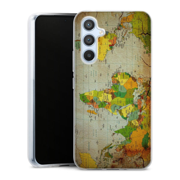 Coque Samsung Galaxy A54 5G Mappemonde