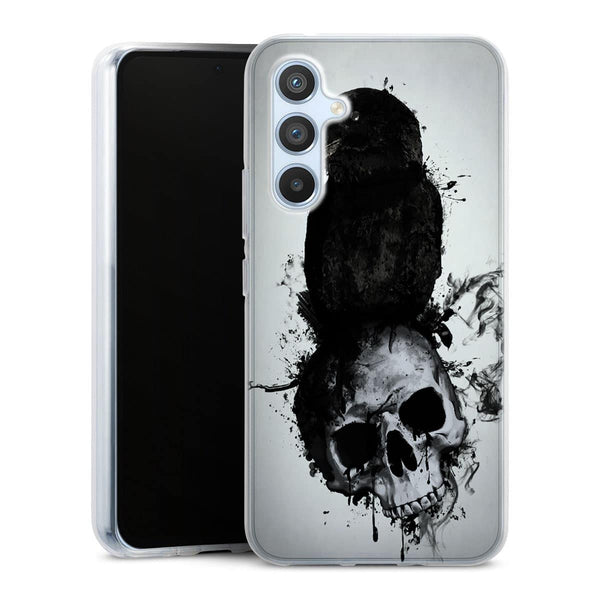 Coque Samsung Galaxy A54 5G Raven and Skull