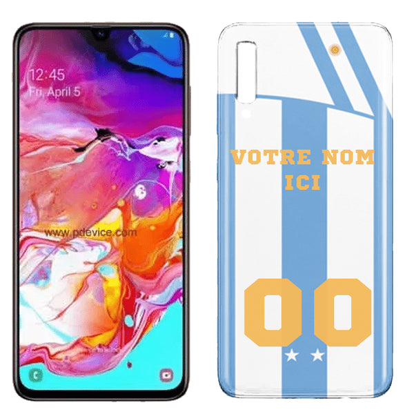 Equipe Foot Argentine - Coque Samsung Galaxy A70