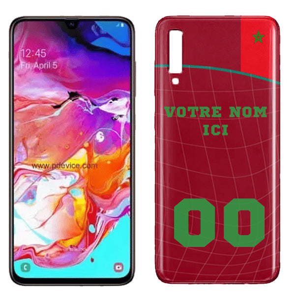 Equipe Foot Maroc - Coque Samsung A70 Lion de l'Atlas