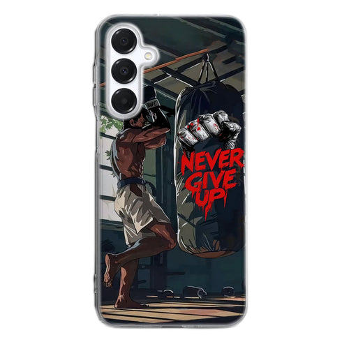 Coque Samsung Boxe Never Give Up
