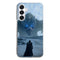 Coque Samsung Dragon Bleu aux Yeux Bleus