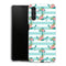 Coque Samsung Galaxy A04S ancres et fleurs
