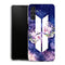 Coque Samsung Galaxy A04S BTS Army galaxy fleurs