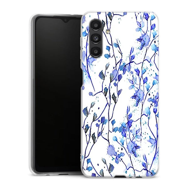 Coque Samsung Galaxy A04S Branches Bleues