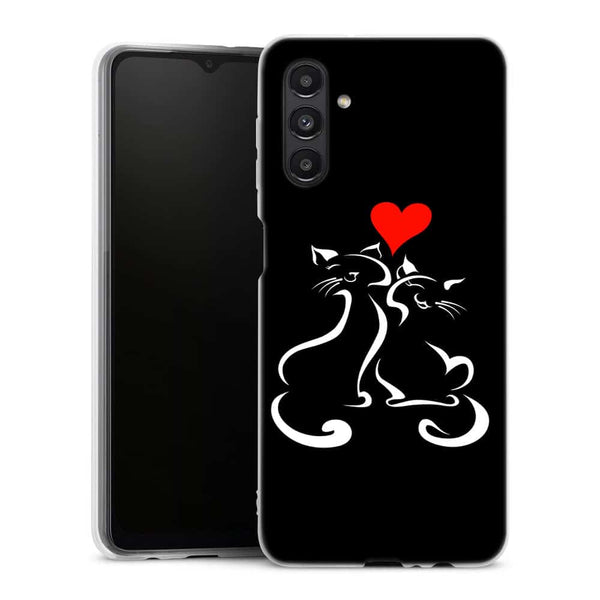 Coque Samsung Galaxy A04S Cats Love