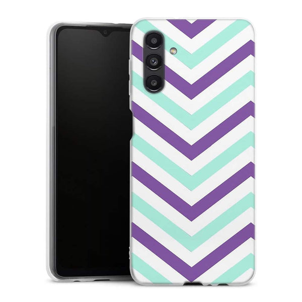 Coque pour Samsung A04S Milka Chevrons